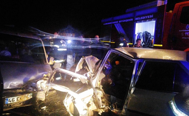 Elbistan'da meydana gelen kazada 1’i ağır 2 kişi yaralandı