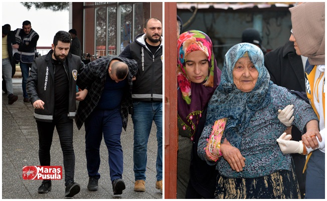 Kahramanmaraş'ta yaşlı kadını gasp eden 2 kişi tutuklandı