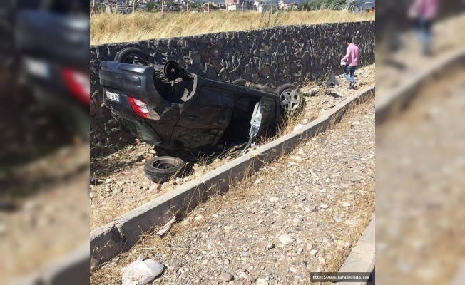 Kahramanmaraş'ta otomobil takla attı: 1 yaralı